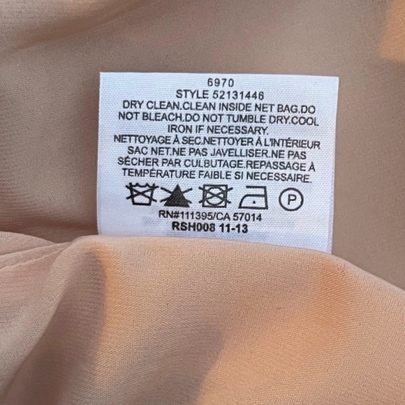 Tory Burch Cream/Peach Multi Kaley Floral Tweed Crew Neck Short Sleeve Dress (2) - Picture 13 of 13